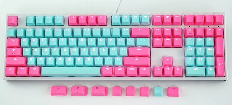 Tai-Hao 116 Key PBT Keycaps - Miami - أكسسوار لوحة مفاتيح